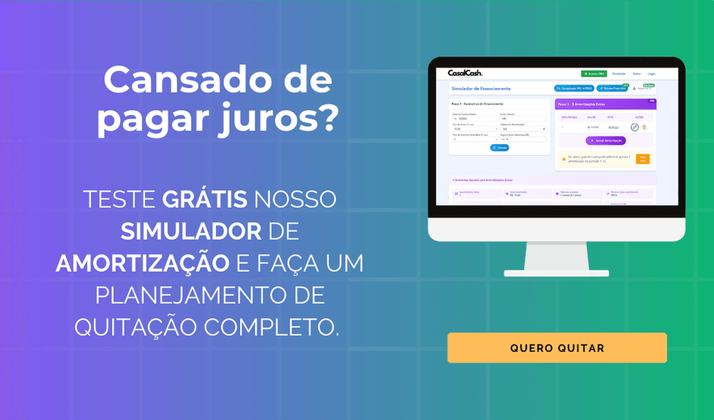 Simulador de Amortização de Financiamento